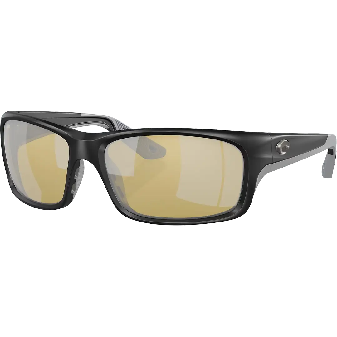 Costa Del Mar Jose Pro Polaroid Solbriller Matte Black Glas Sunrise Silver Mirror - Fiskebriller