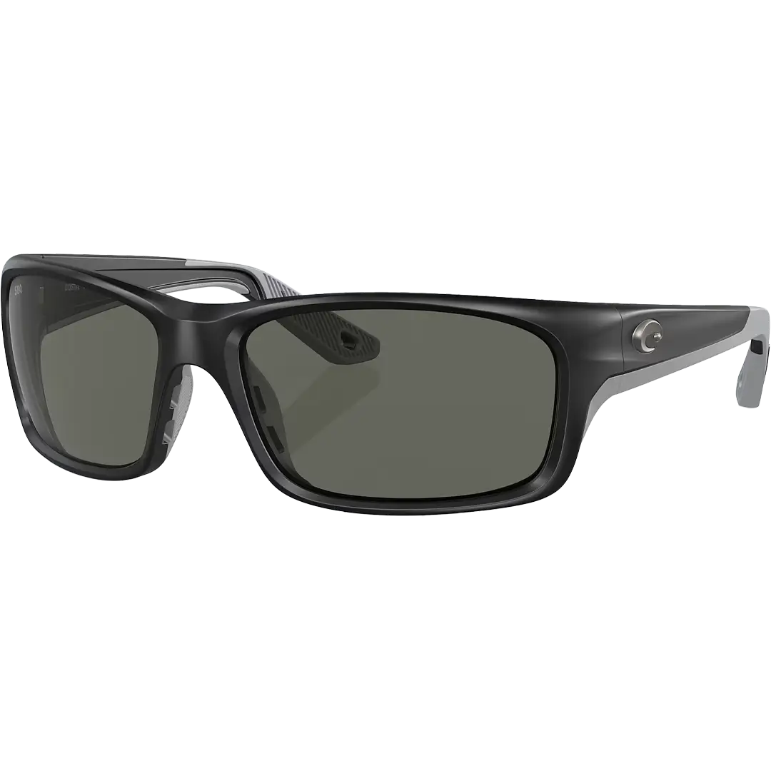 Costa Del Mar Jose Pro Polaroid Solbriller Matte Black Glas Gray - Fiskebriller