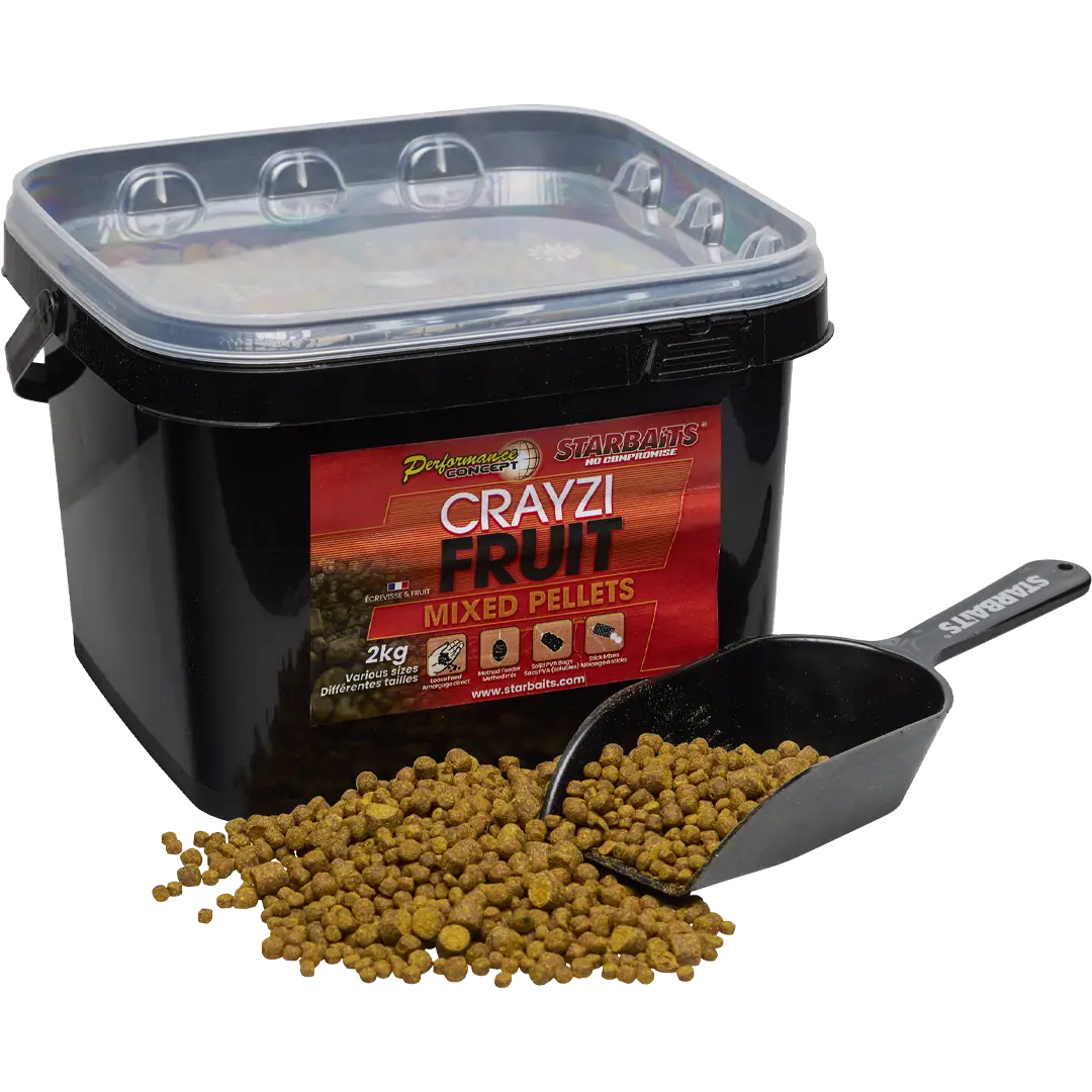 Starbait Pellets 2kg Crayzi Fruit - Pellet