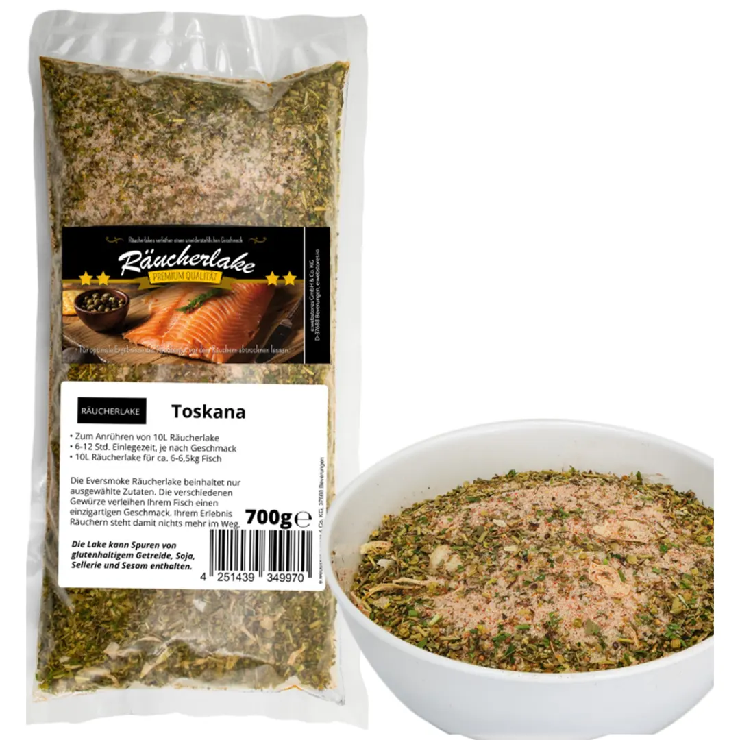 Smoke Club Rygesalt 700g Toscane - Rygesmuld, flis og salt