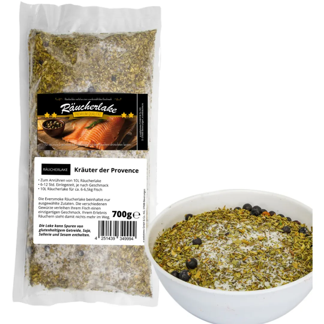 Smoke Club Rygesalt 700g Provence - Rygesmuld, flis og salt