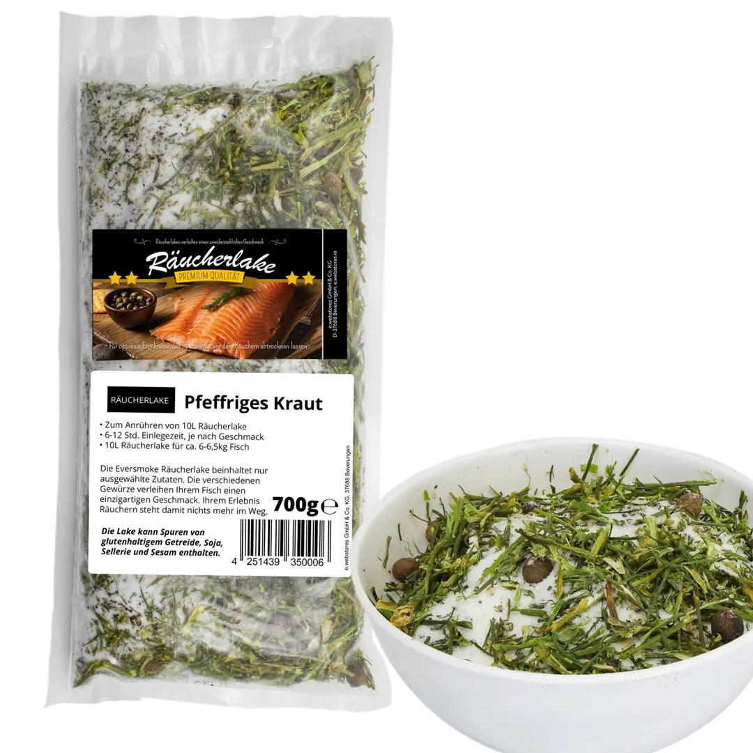 Smoke Club Rygesalt 700g peper kruid (Peber) - Rygesmuld, flis og salt