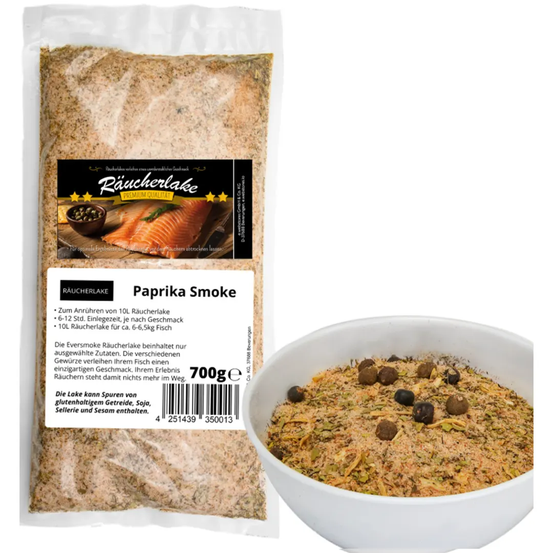 Smoke Club Rygesalt 700g Paprika Smoke - Rygesmuld, flis og salt