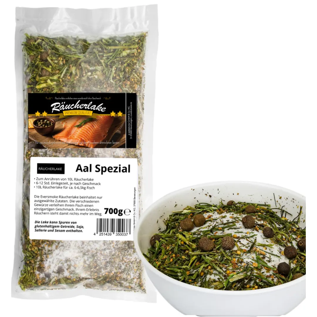 Smoke Club Rygesalt 700g Paling (ål) Special - Rygesmuld, flis og salt