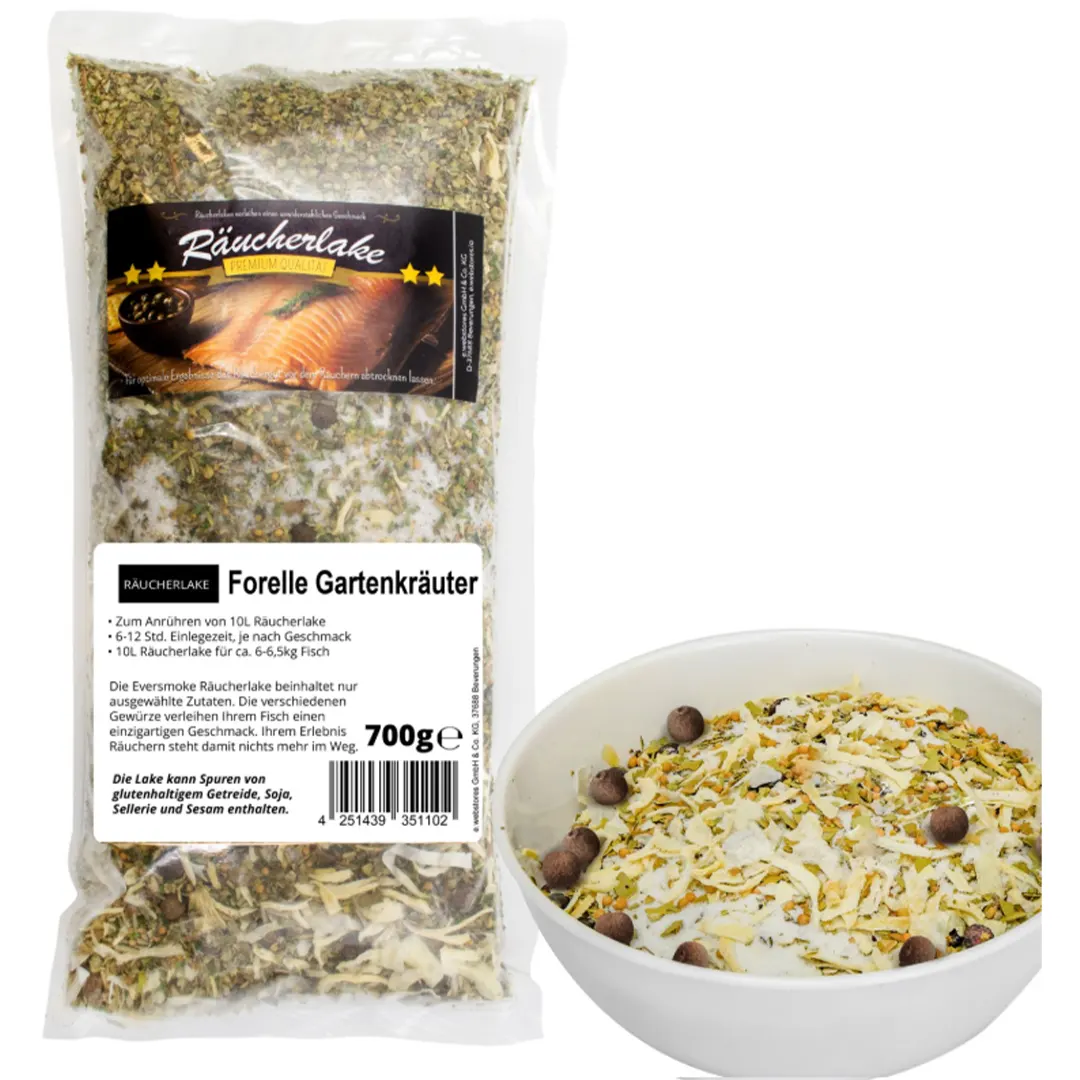 Smoke Club Rygesalt 700g Tuinkruiden (Haveurter) - Rygesmuld, flis og salt