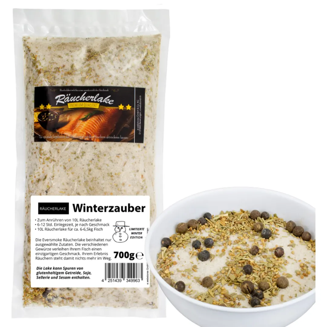 Smoke Club Rygesalt 700g Winter Magic - Rygesmuld, flis og salt