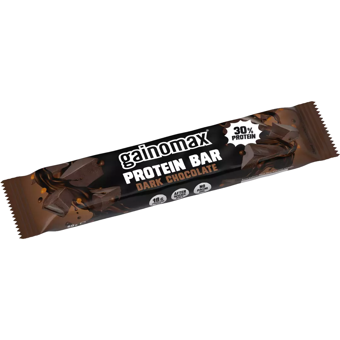Gainomax Protein barer Dark Chocolate - Frysetørret mad