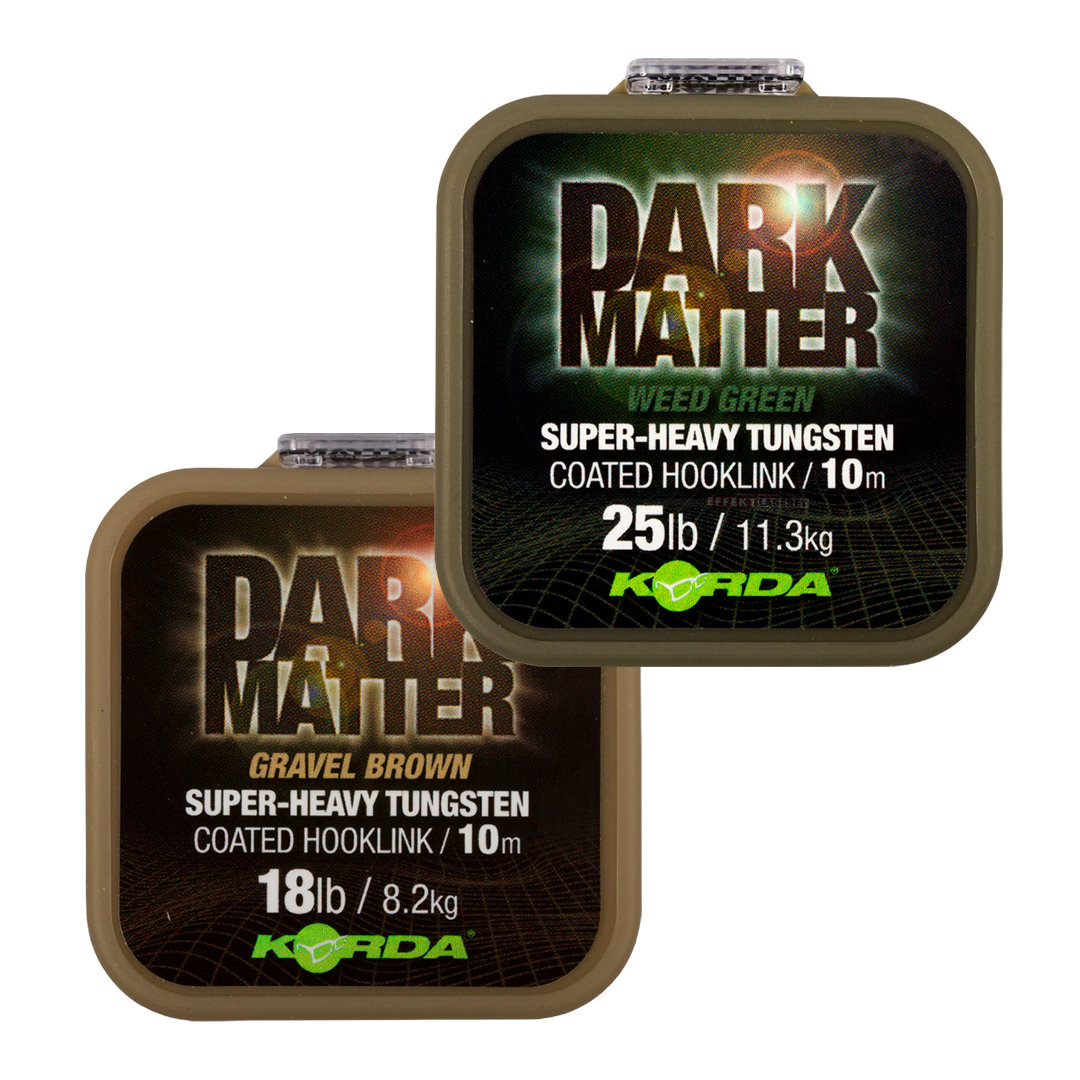 Korda Dark Matter Tungsten Coated Braid Gravel Brown 25lb/11,3kg - Line/forfangsline