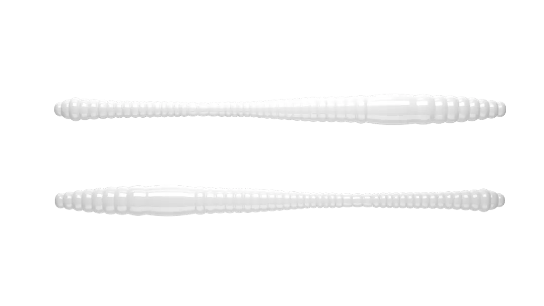 Libra Lures Dying Worm 70 Cheese White - Put & Take
