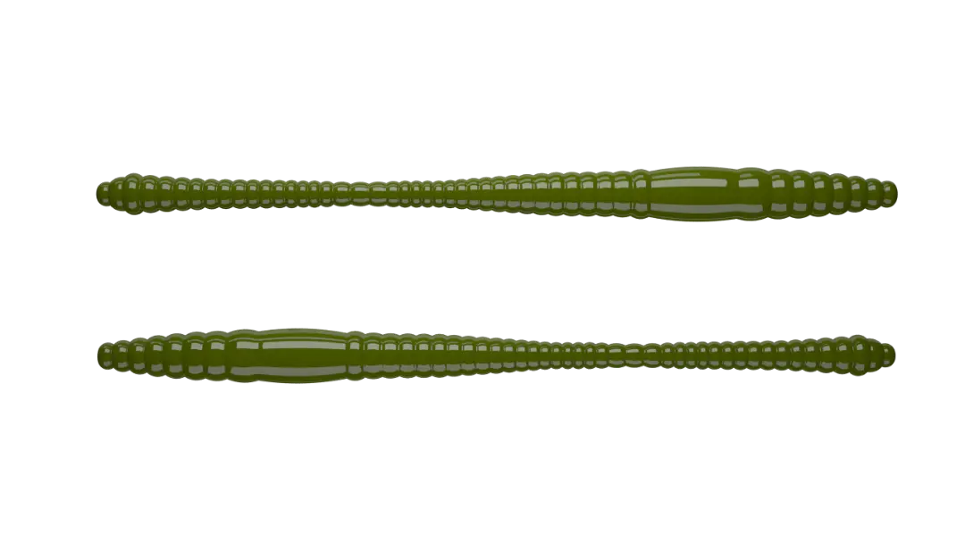 Libra Lures Dying Worm 70 Cheese Olive - Put & Take