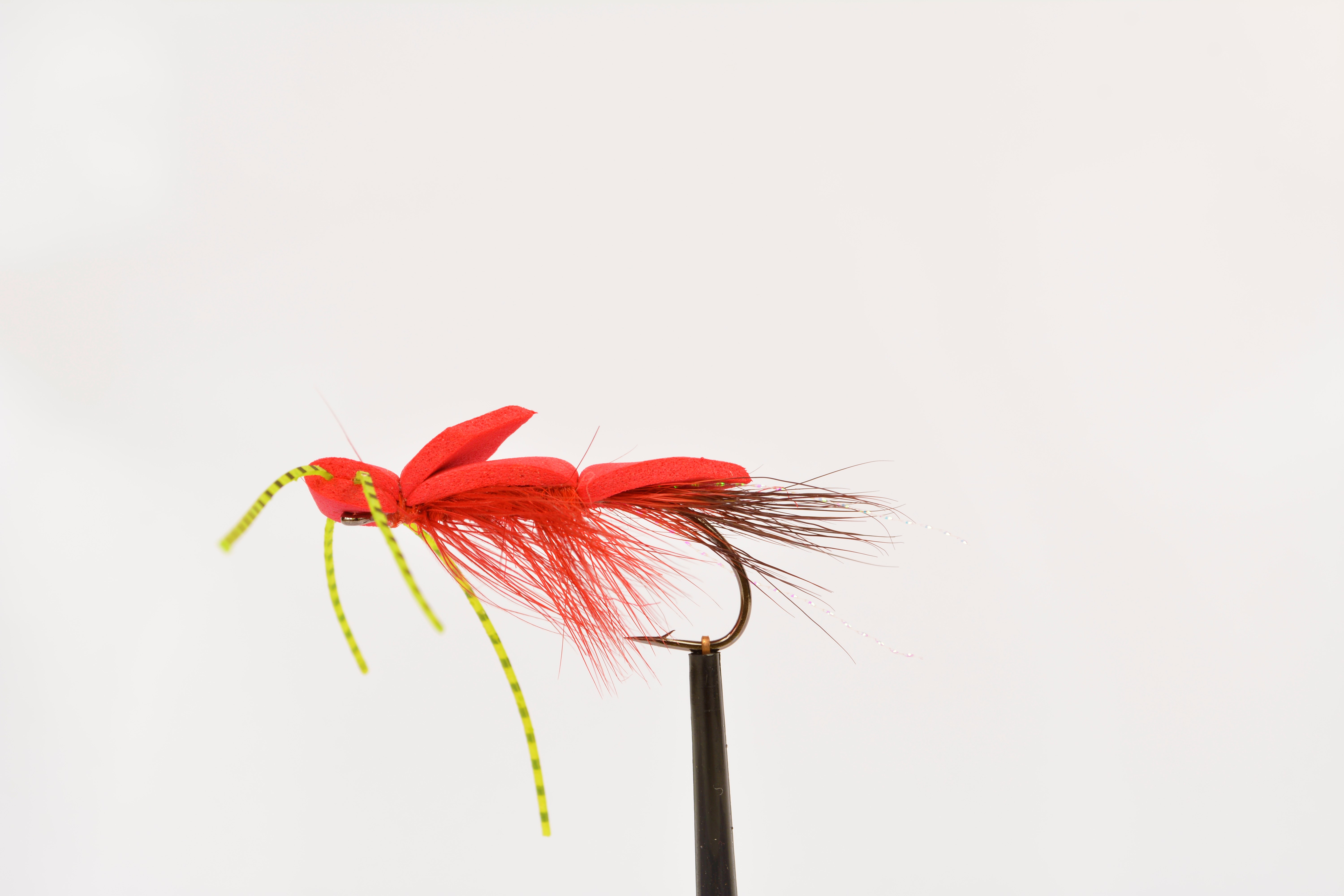 Effekt Flies Foam Skater Dark Red - Kystfluer