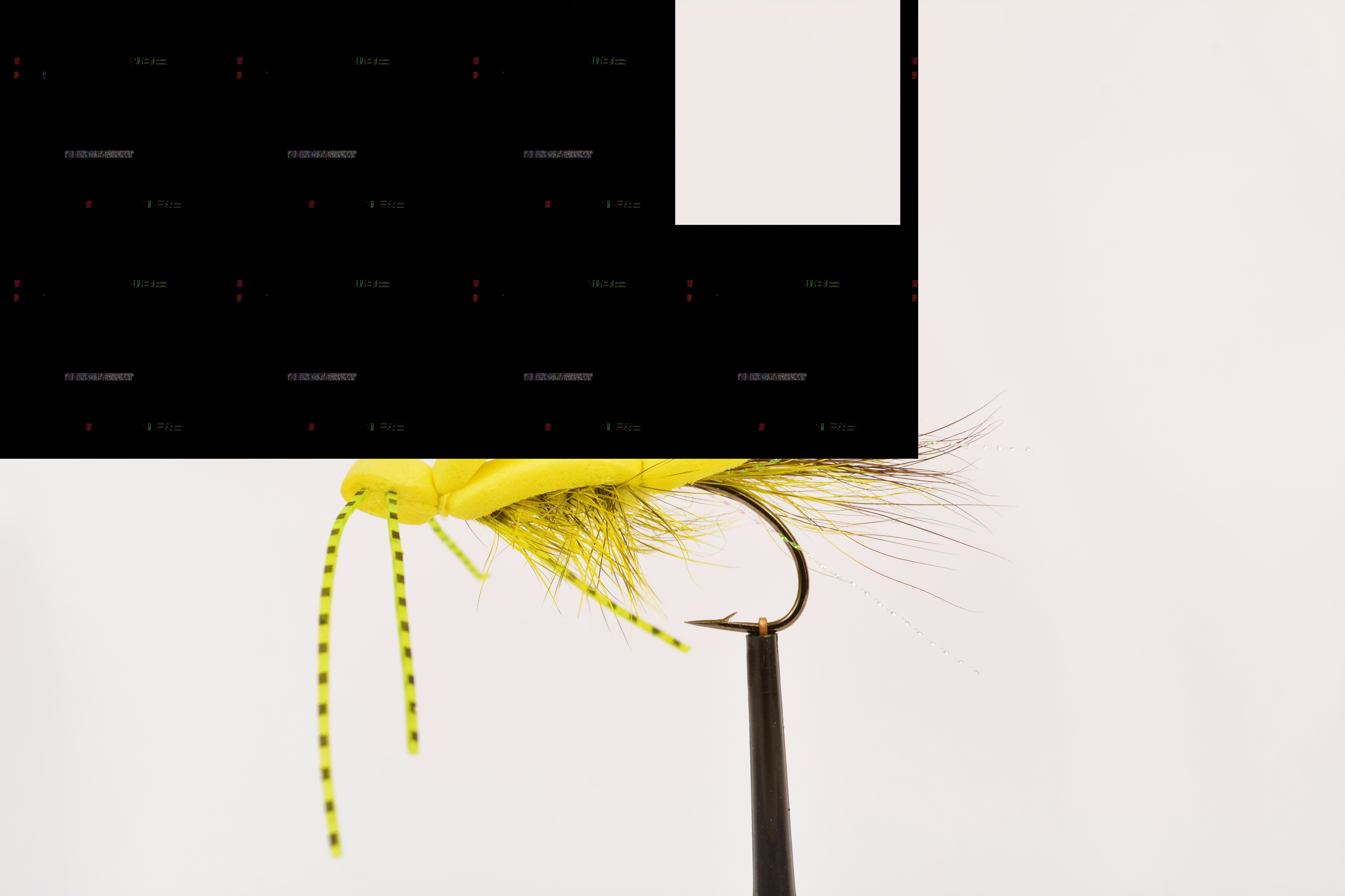Effekt Flies Foam Skater Yellow - Kystfluer