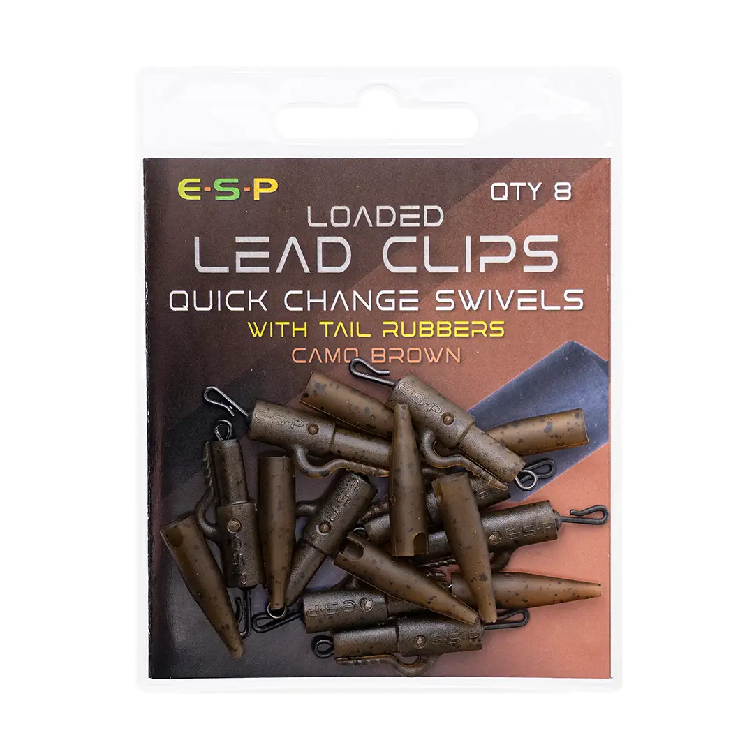 ESP Loaded Lead Clips Quick Change Brun - Diverse