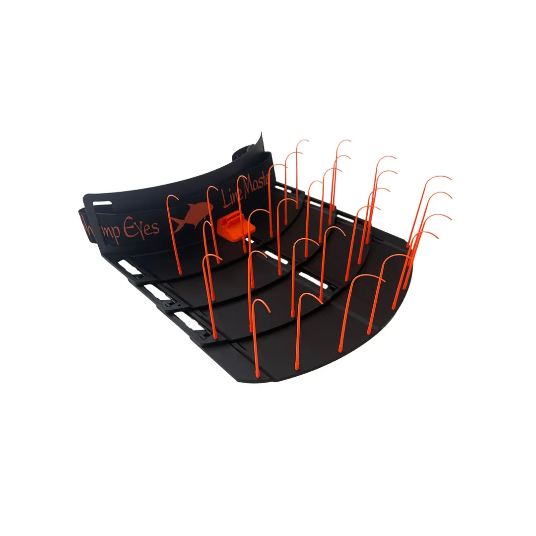 Fly-Dressing - Easy Shrimp Eyes Linemaster Black/Orange Linekurv - Linekurv