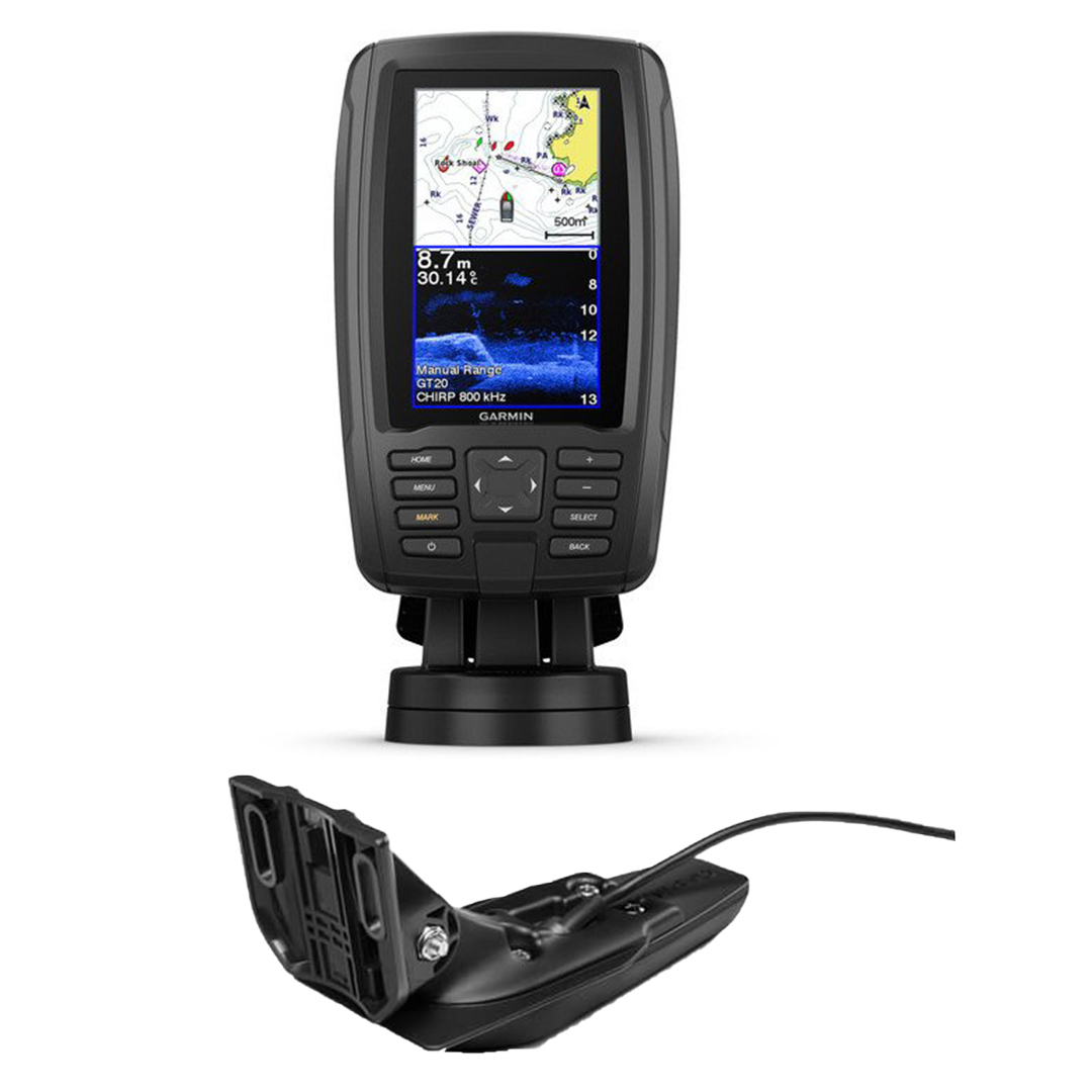 Garmin kortplotter ECHOMAP Plus 42cv med GT20-TM transducer - Ekkolod- Kortplotter Med Fishfinder
