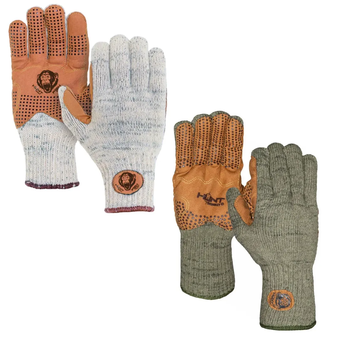Fly-Dressing - Fish Monkey Wooly Long Handsker Tan Large/Xlarge - Fiskehandsker