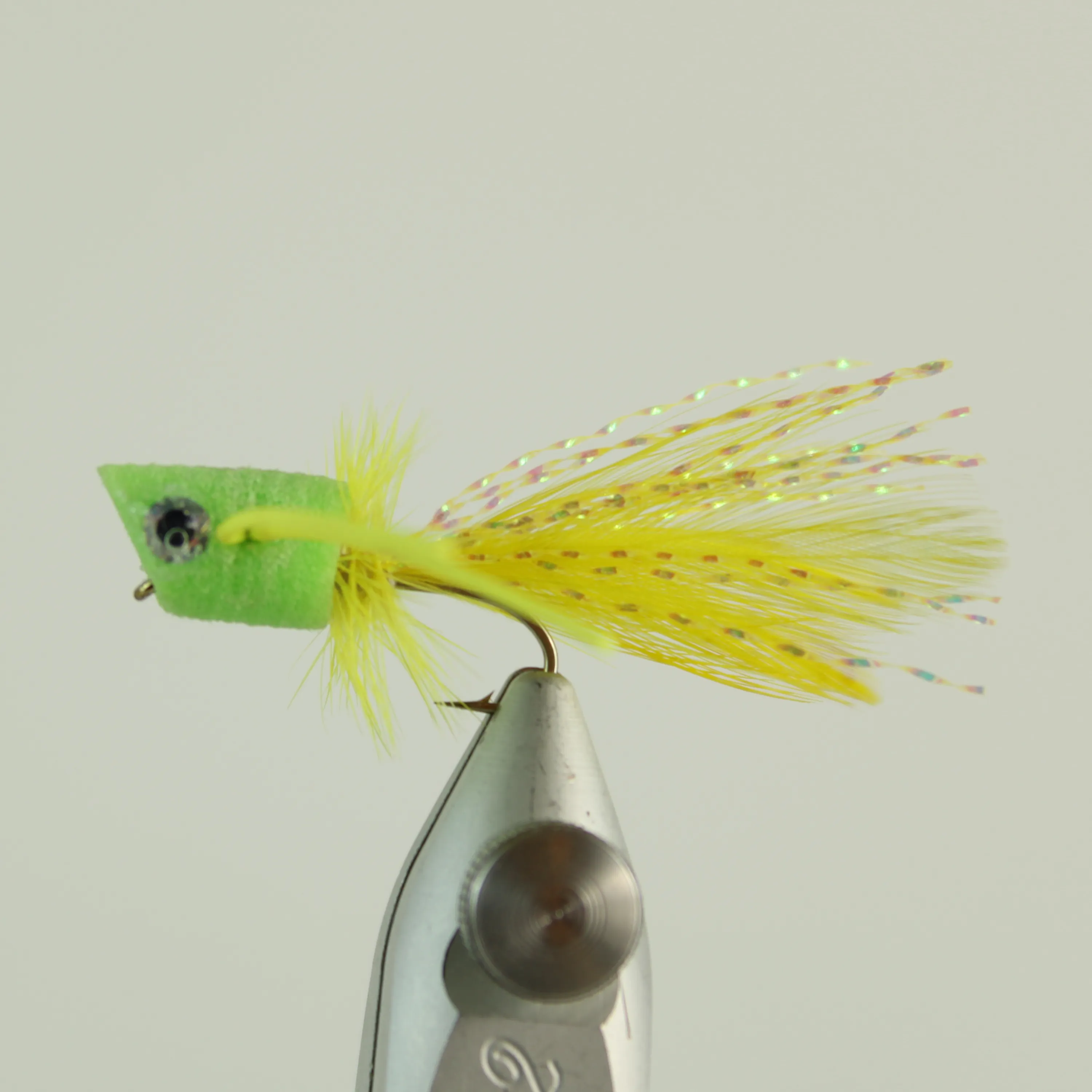 Effekt Flies Foam Popper Chartreuse - Kystfluer