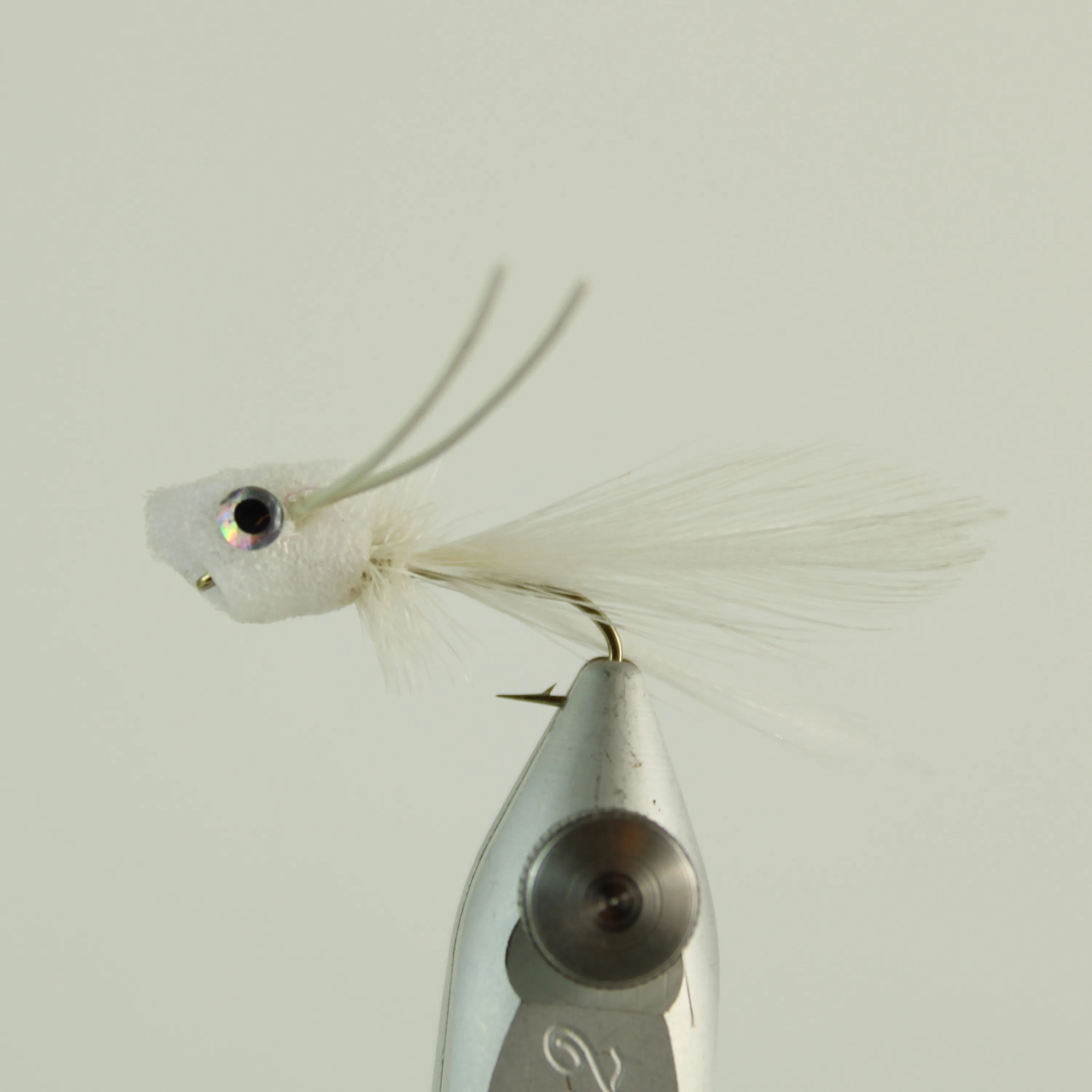 Effekt Flies Foam Popper White - Kystfluer