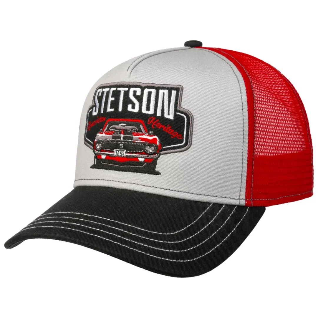 Stetson Garage American Heritage Trucker Cap Black/Grey - Caps