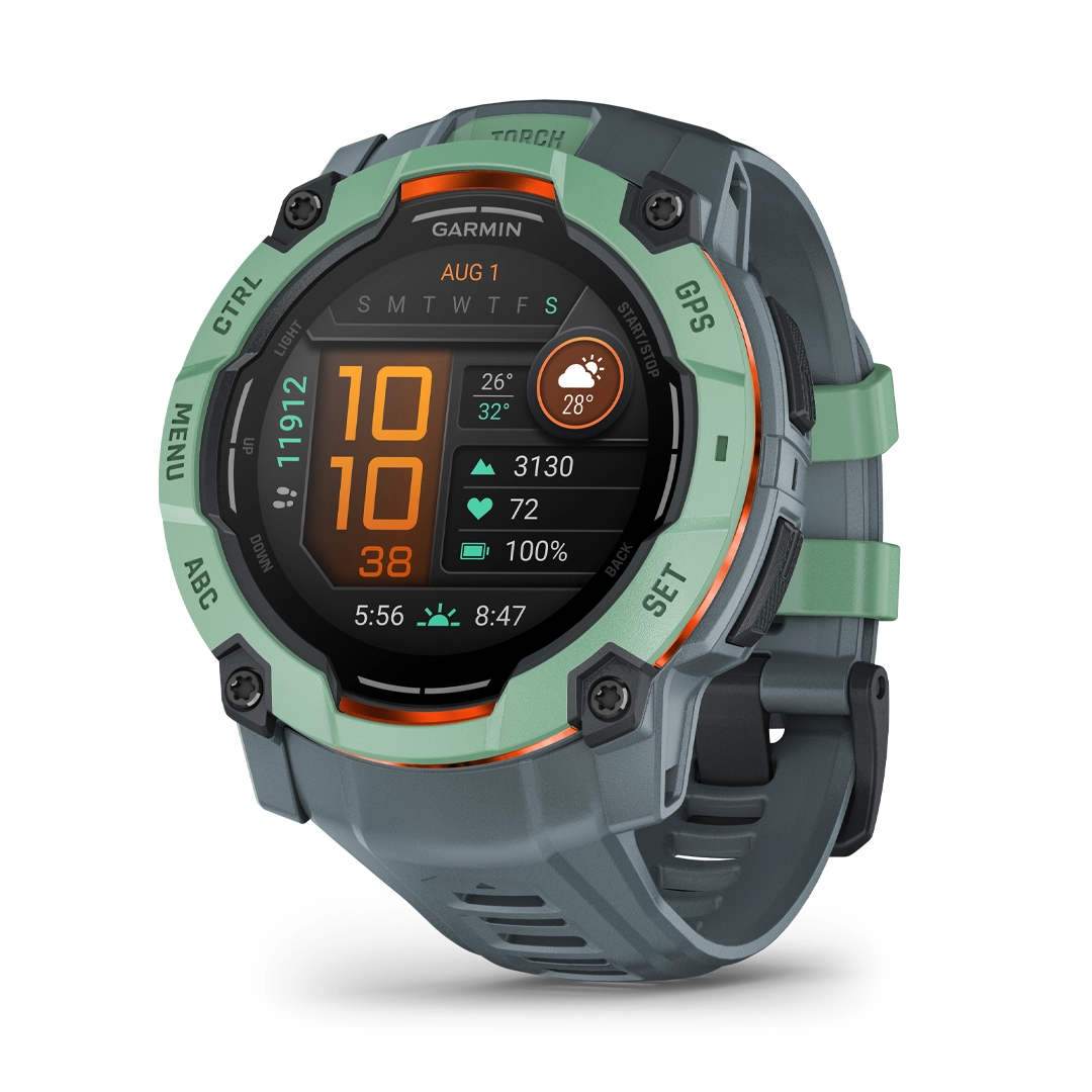 Garmin Instinct 3 AMOLED 50mm Smartwatch Neotropic med Twilight rem - Instinct