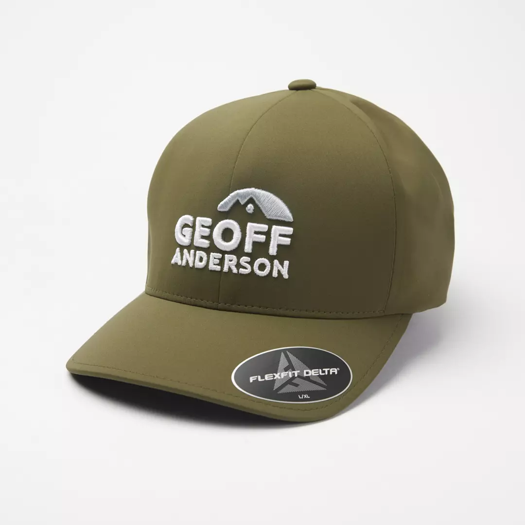 Geoff Anderson Flexfit Delta Green S/M (56-58 cm) - Caps
