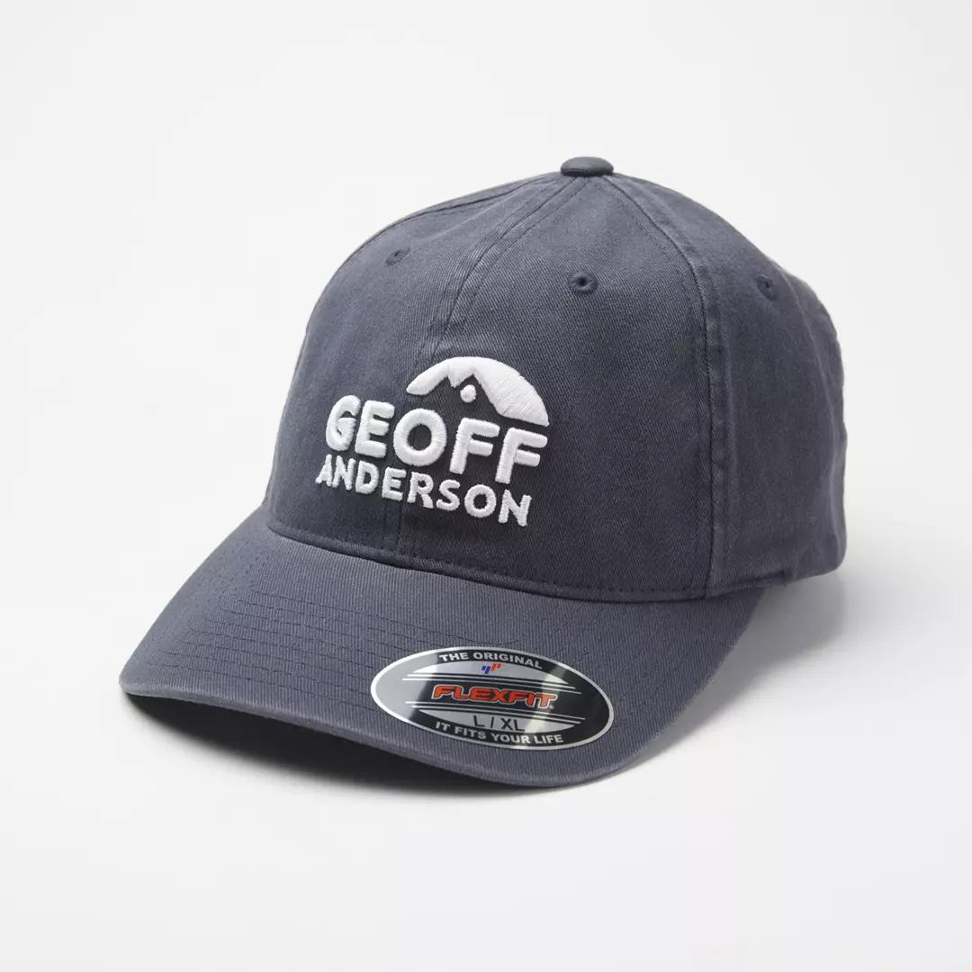 Geoff Anderson Flexfit Washed Blue S/M (56-58 cm) - Caps