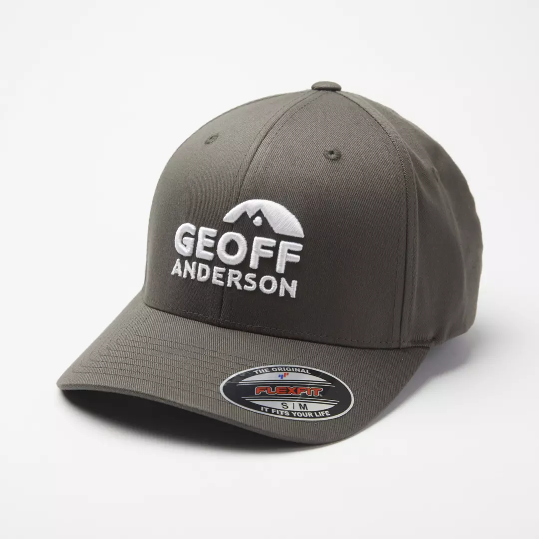 Geoff Anderson Flexfit NU Grey L/XL (58-61 cm) - Caps