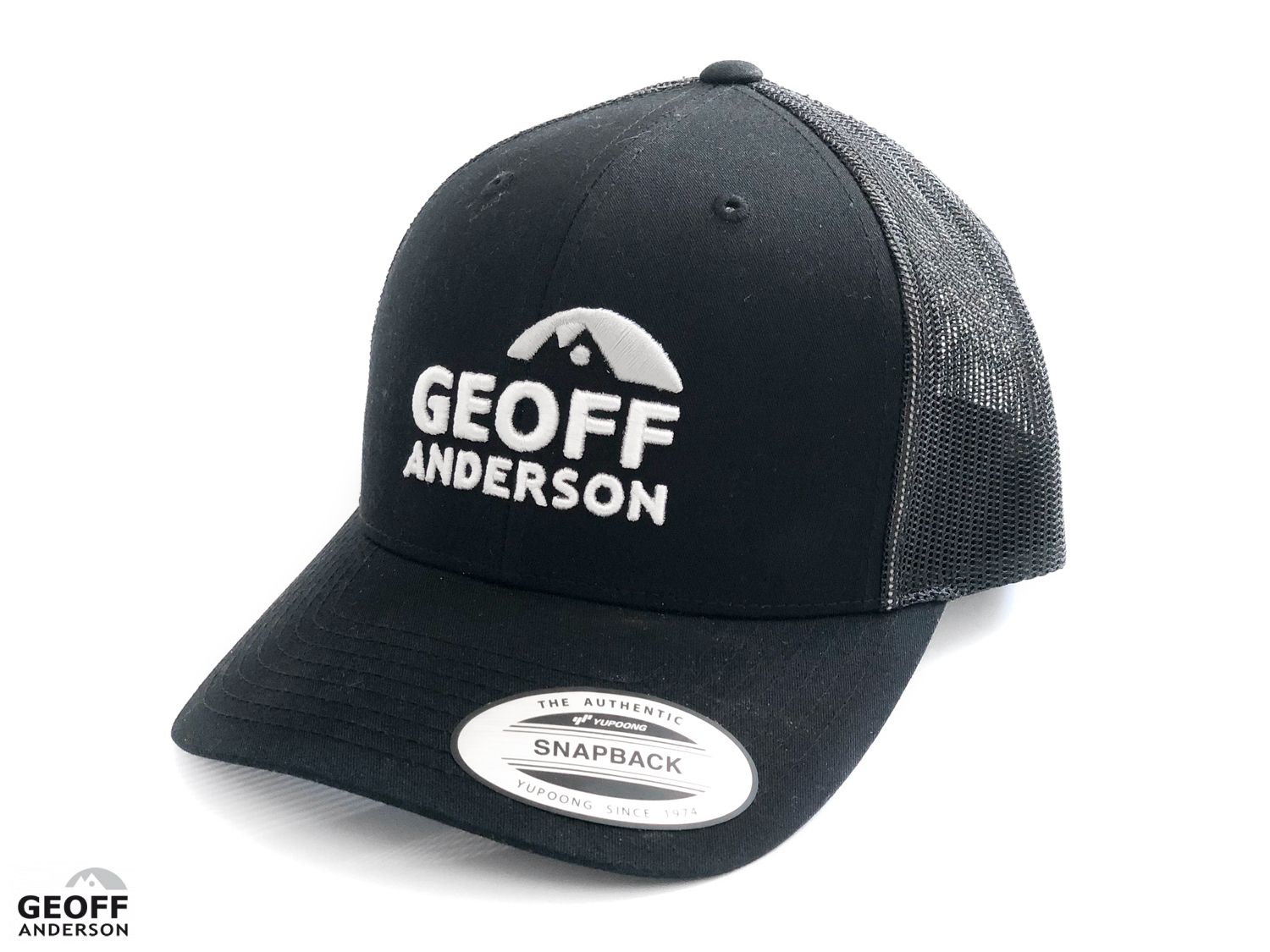 Geoff Anderson Snapback Black - Caps