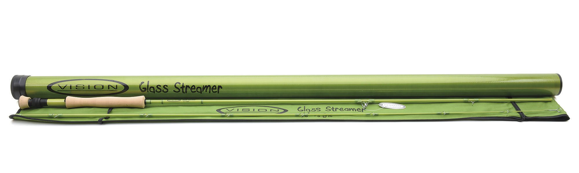Vision Glass Streamer 7,6 Fod #6 - Enhånds Fluestænger
