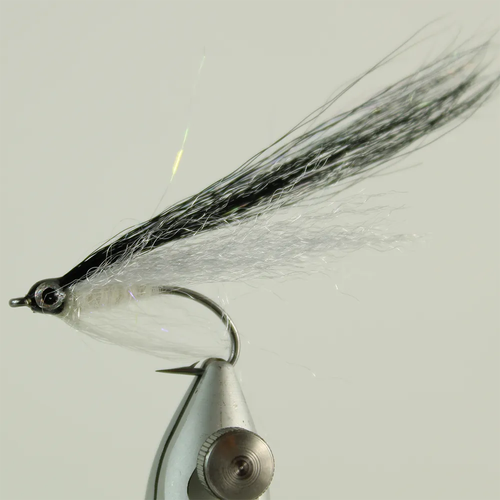 Effekt Flies Glimmer Tobis Black & White - Kystfluer