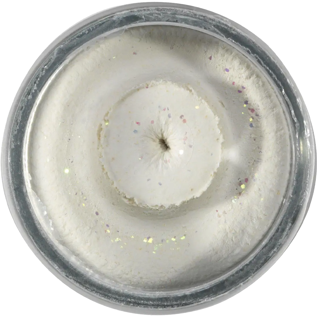 Berkley Powerbait Natural Glitter Med Smag Garlic White Glitter - Bait