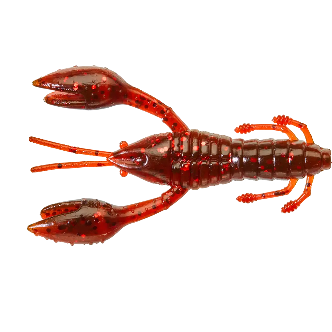 Gunki Hourra Craw 50 5cm Brown Oil Red FLK Red - Aborre