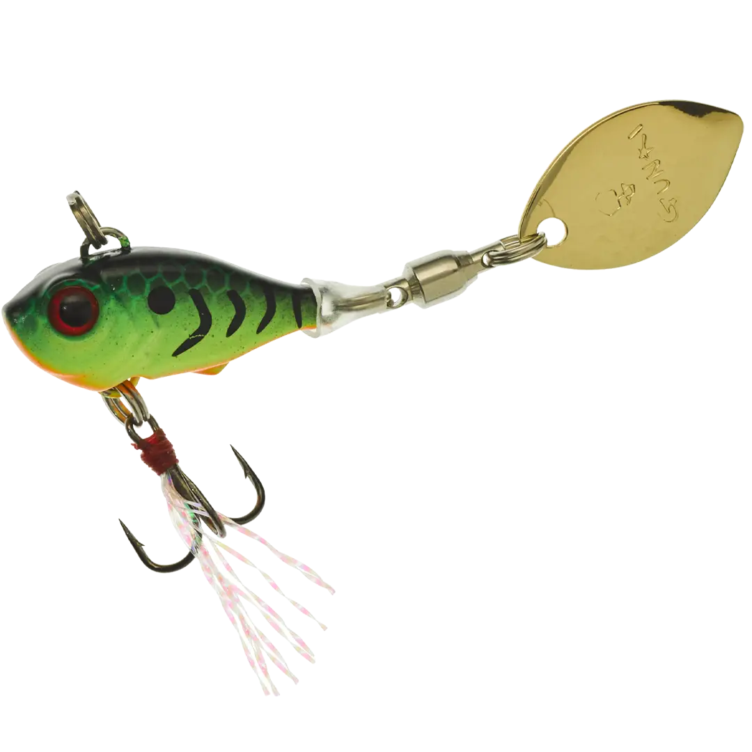 Gunki Shocker Vib 4,5 5,95 Gram Mat Fire Tiger - Spinner