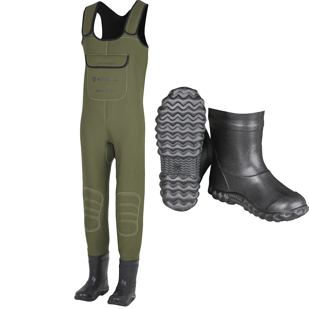 Kinetic Neoclassic Bootfoot Waders 40-41 Cleated (Gummi) - Neopren waders