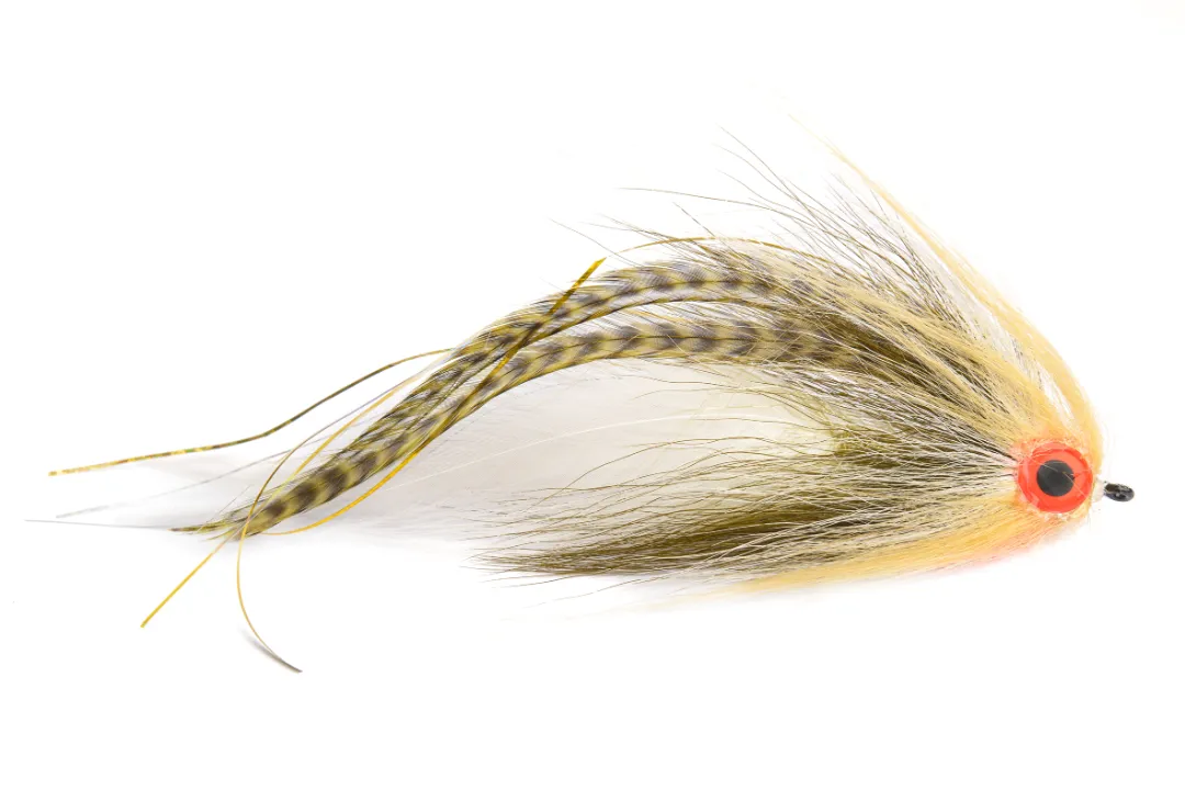 Fly-Dressing Bauer ́s Pike Deveiver Dirty Roach Tan - Geddefluer