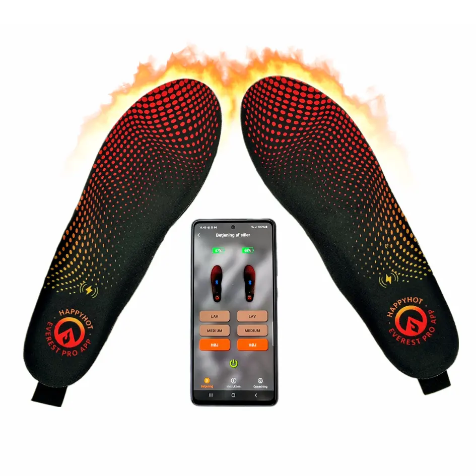 Happyhot - Everest Pro App varmesåler EU 35-37 - Tøj med el-varme