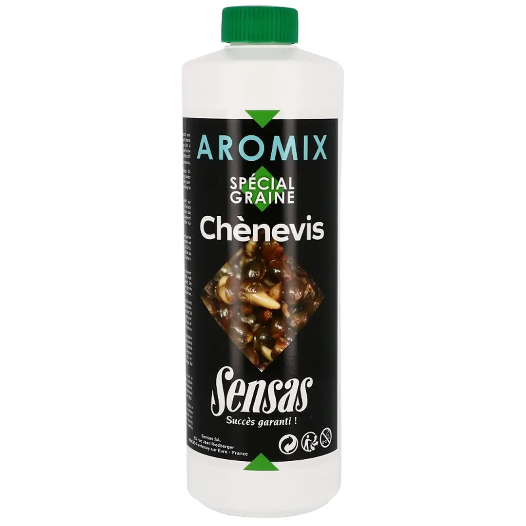 Sensas Aromix 500ml Chènevis/Hamp - Dip/Liquide/Oil