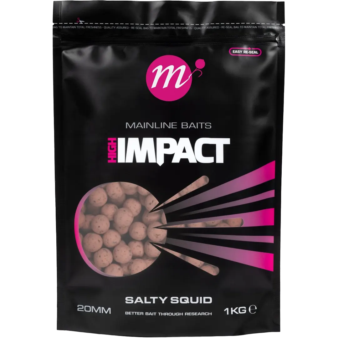 Mainline High Impact Boilies Salty Squid 20mm - Boilie