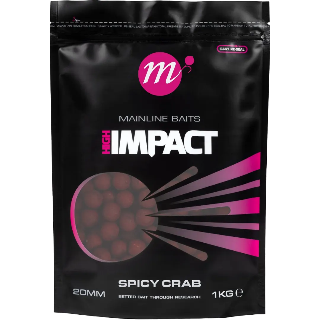 Mainline High Impact Boilies Spicy Crab 15mm - Boilie