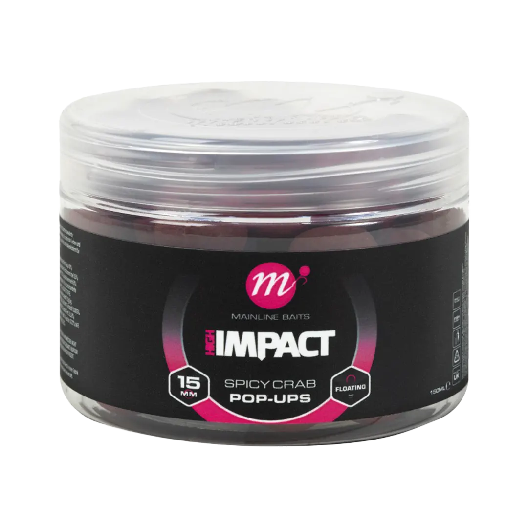 Mainline High Impact Pop-Up Spicy Crab - Pop-up Boilies