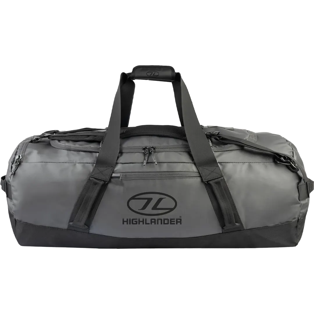Highlander Hauler Duffel Grå 120 Liter - Rejsetasker