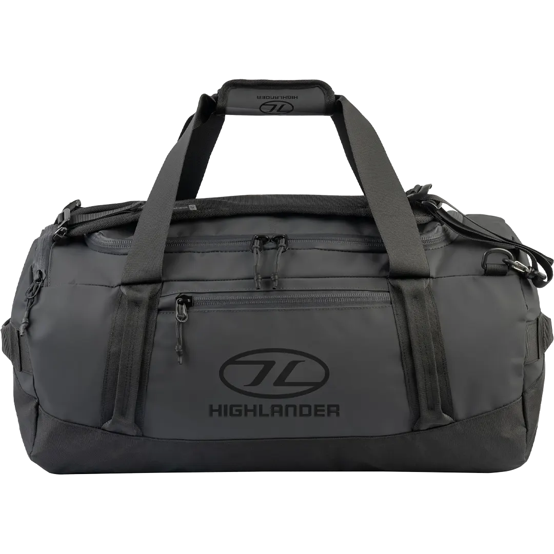 Highlander Hauler Duffel Sort 45 Liter - Rejsetasker