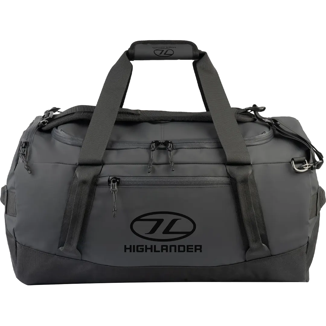 Highlander Hauler Duffel Sort 65 Liter - Rejsetasker