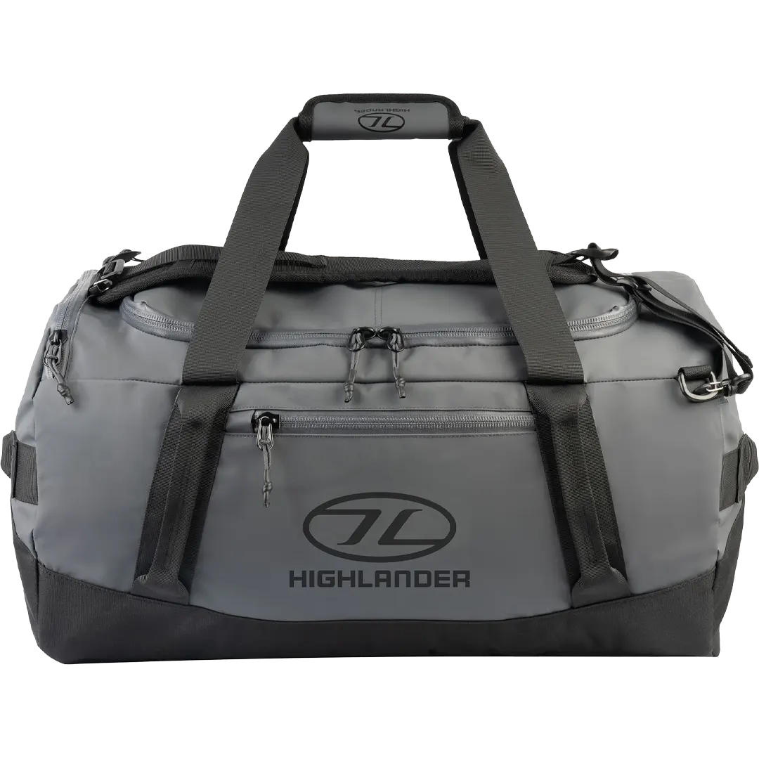 Highlander Hauler Duffel Grå 65 Liter - Rejsetasker