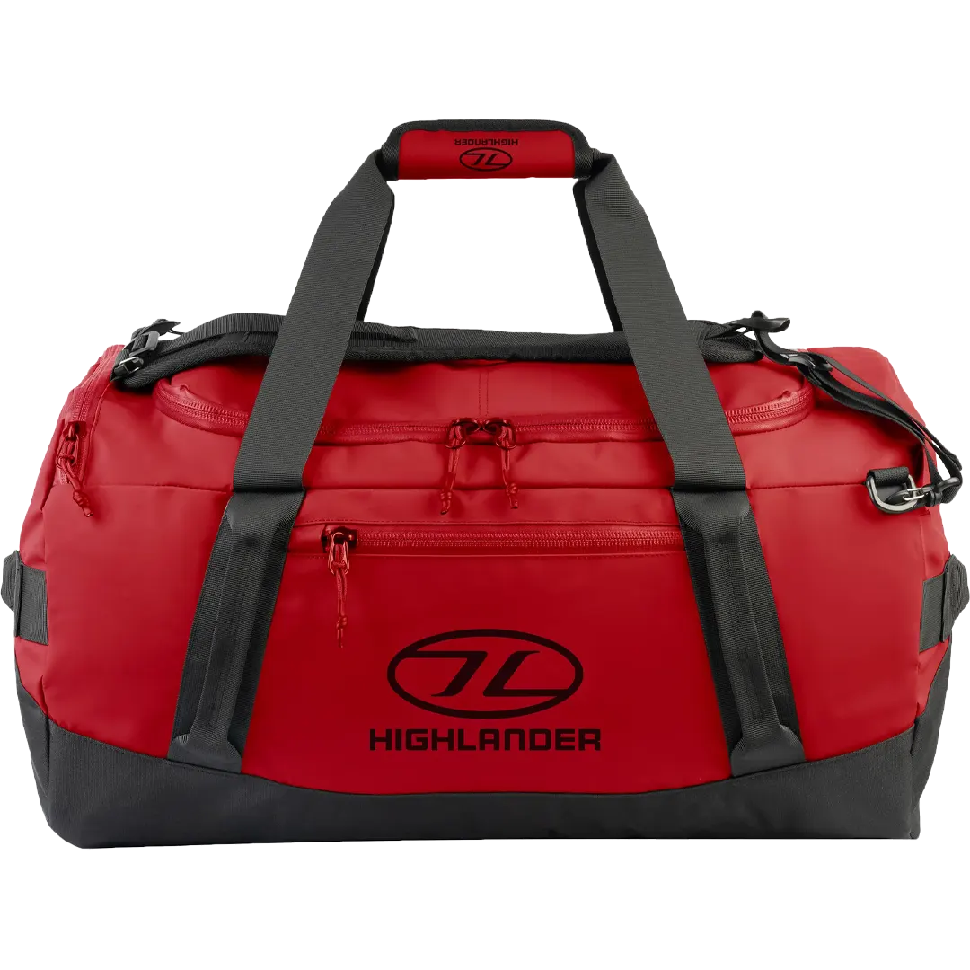 Highlander Hauler Duffel Rød 65 Liter - Rejsetasker