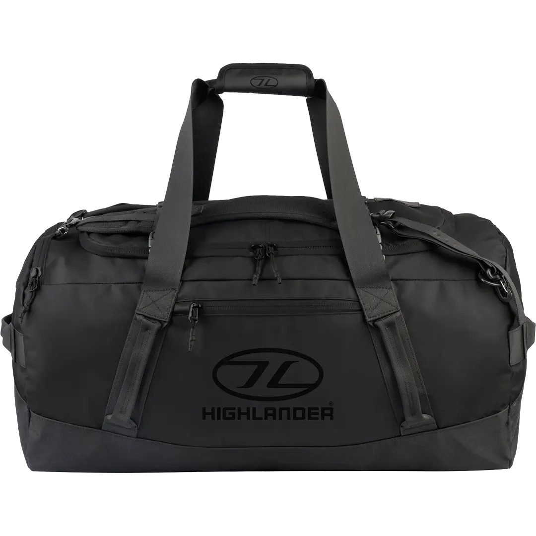 Highlander Hauler Duffel Sort 90 Liter - Rejsetasker