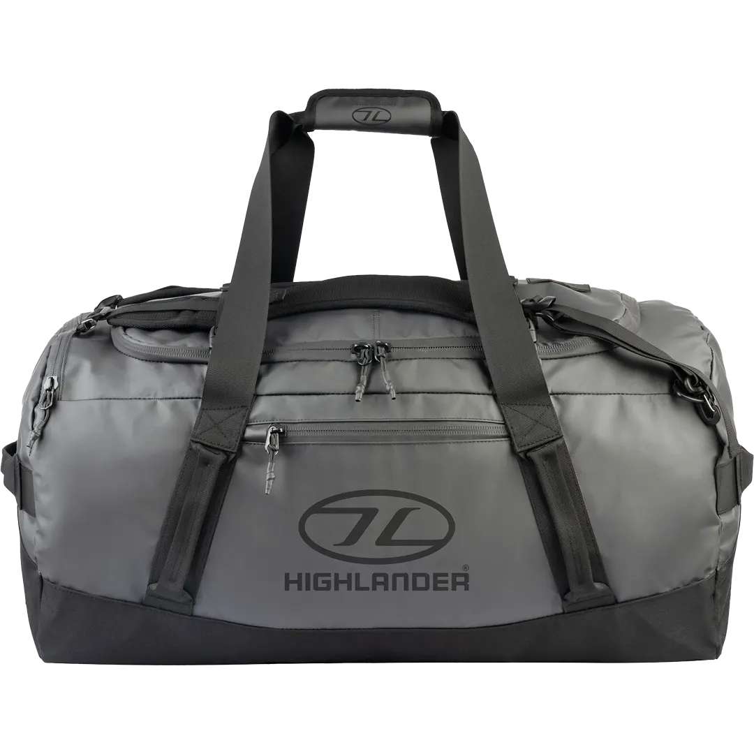 Highlander Hauler Duffel Grå 90 Liter - Rejsetasker
