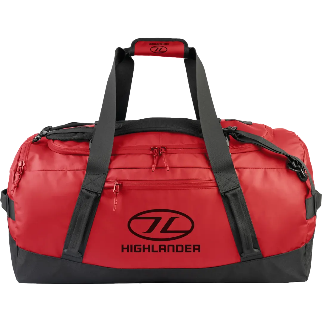Highlander Hauler Duffel Rød 90 Liter - Rejsetasker