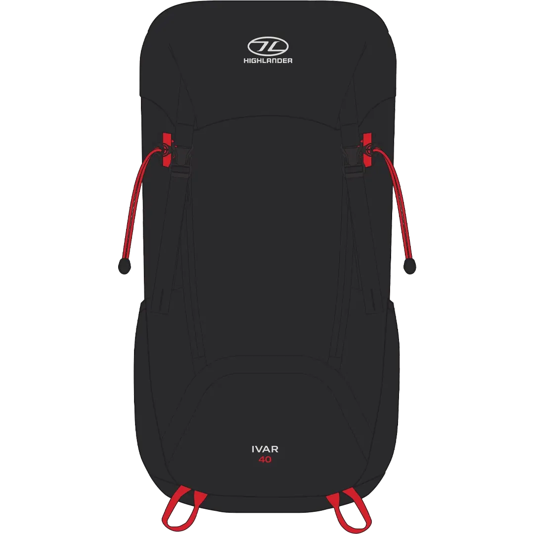 Highlander Ivar Mens Rucksack 40L - Rygsække
