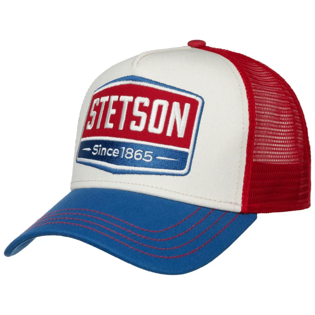 Stetson Trucker Cap Gasoline Blue/White - Caps